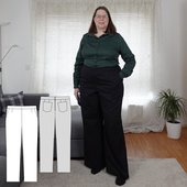 Wide leggend linnen pants - with video