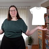 The easiest blouse pattern I could think of! (with video)